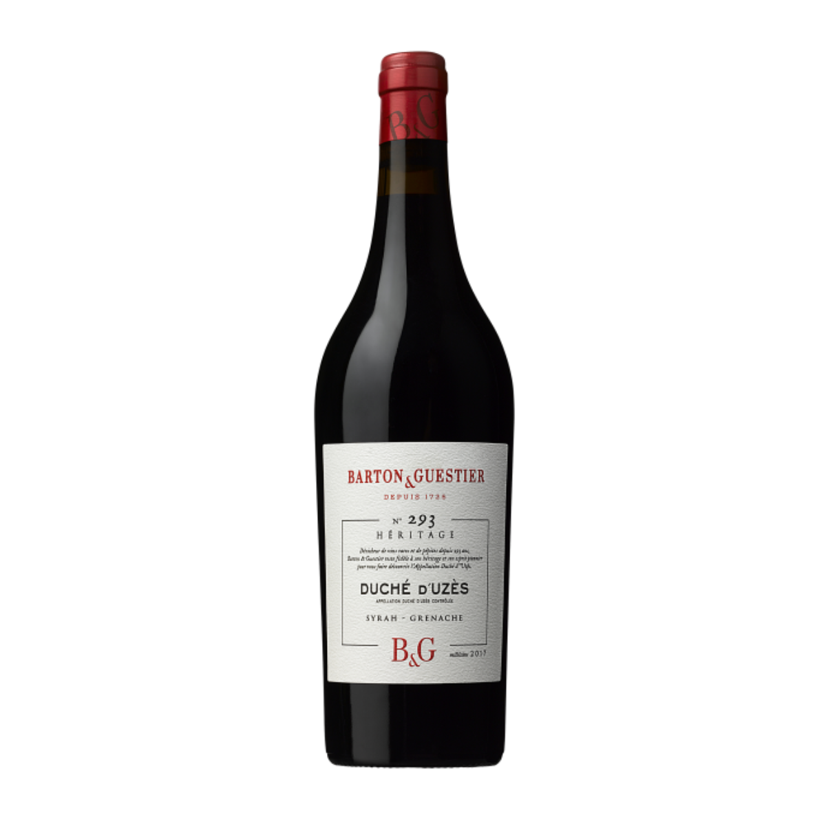Barton & Guestier | N° 298 Héritage - Duché D'uzès Syrah Grenache - Wine - Buy online with Fyxx for delivery.