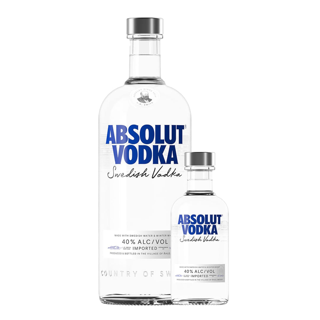 BOGO Absolut Vodka 1L + 20cl FREE