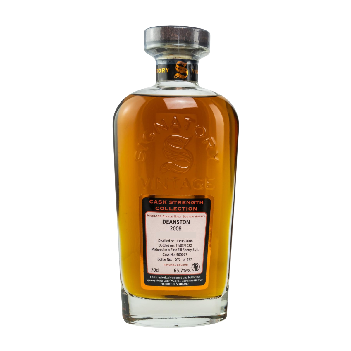 Signatory Vintage | Deanston Distillery 11 Years 2008 - Cask Strength Collection - Whisky - Buy online with Fyxx for delivery.