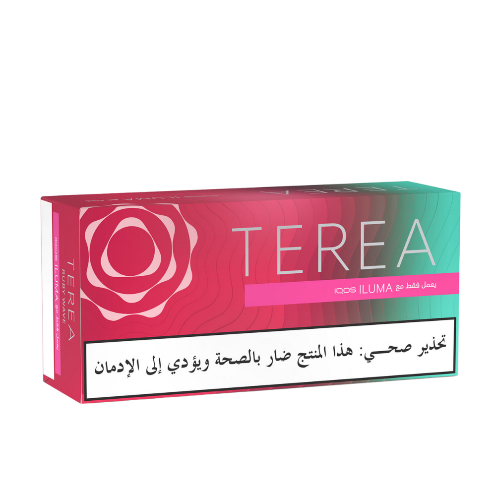TEREA Ruby Wave - Heated Tobacco - Buy online with Fyxx for delivery.