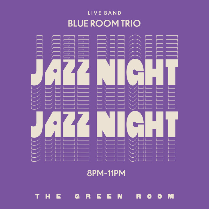 Jazz Night feat. Blue Room Trio (Tuesday, August 26) - Ticket - Buy online with Fyxx for delivery.