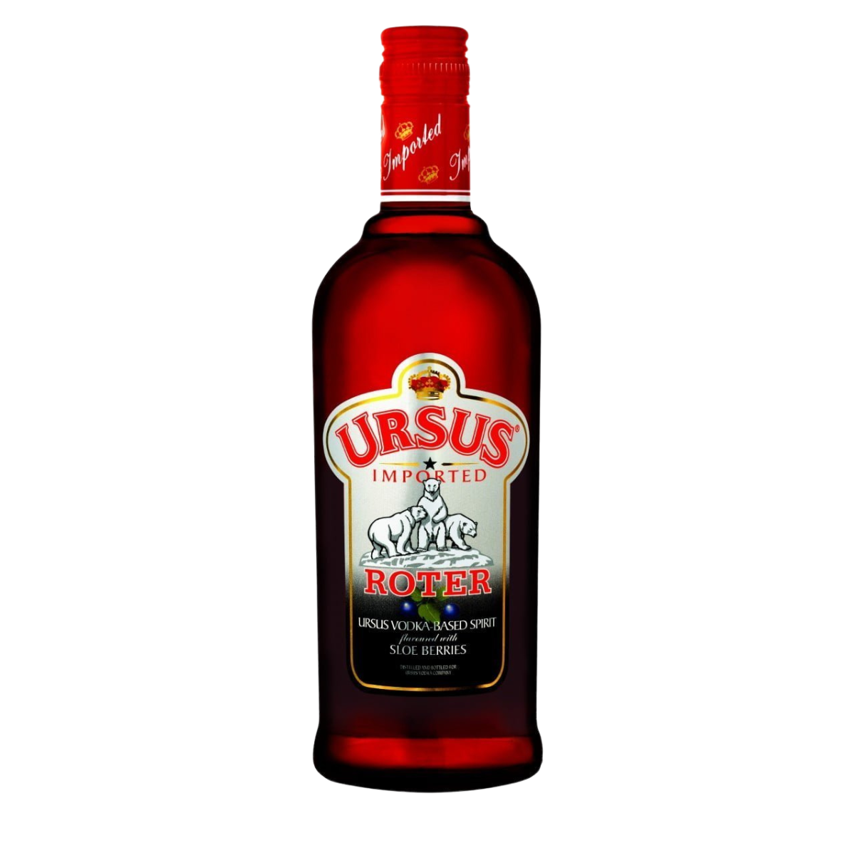Ursus Vodka | Roter - Flavored with Sloe Berries - Vodka - Buy online with Fyxx for delivery.