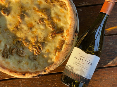 1 Funghi E Parmigiano Pizza Paired with 1 Chilean White Wine - Bundle | Wine & Food - Buy online with Fyxx for delivery.