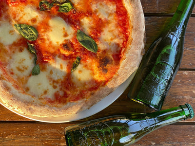 1 Margherita Fior Di Latte Pizza Paired with 6 Alhambra Reserva 1925 Beers - Bundle | Beer & Food - Buy online with Fyxx for delivery.