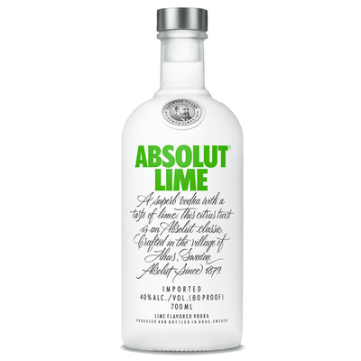 Absolut Lime - Vodka - Buy online with Fyxx for delivery.