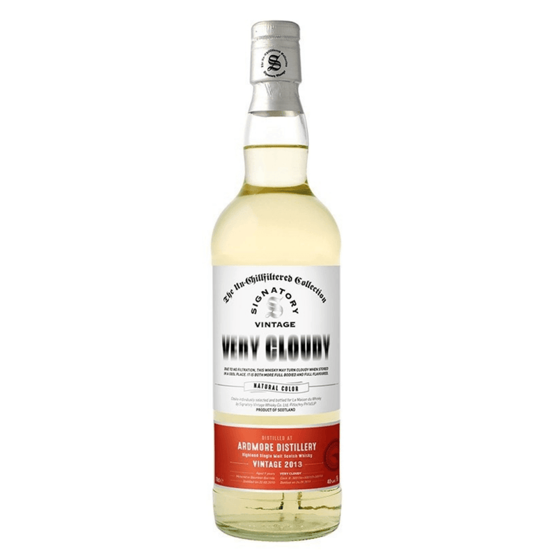 Signatory Vintage |  Very Cloudy Ardmore 2013 - The Un-Chillfiltered Collection - Whisky - Buy online with Fyxx for delivery.