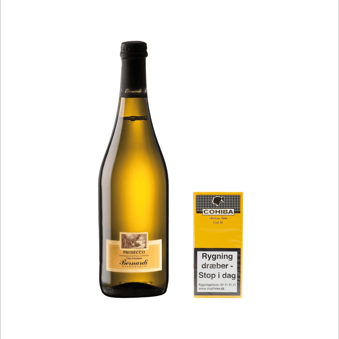 Bernardi Refrontolo Prosecco & Cohiba Club - Bundle - Buy online with Fyxx for delivery.