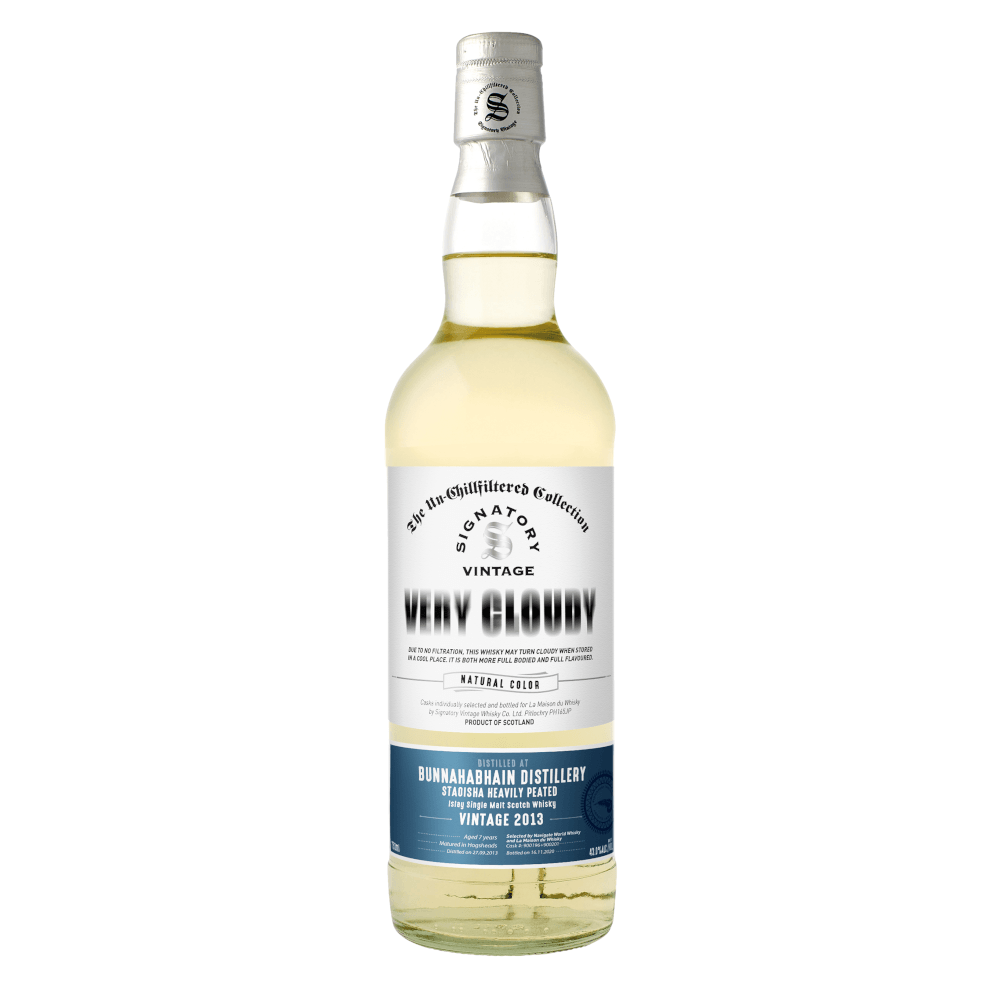 Signatory Vintage |  Very Cloudy Bunnahabhain 2013 - The Un-Chillfiltered Collection - Whisky - Buy online with Fyxx for delivery.