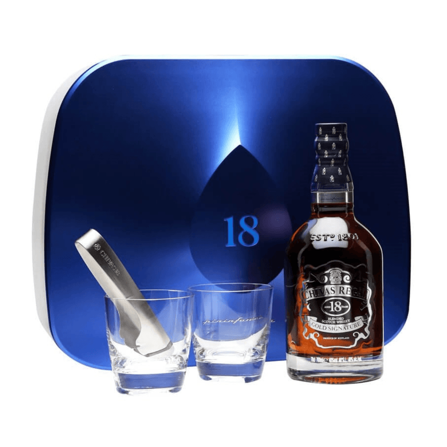 Chivas Regal | 18 - Pininfarina Edition (Ice Drop Glass Gift Pack) - Whisky - Buy online with Fyxx for delivery.