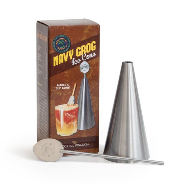 Cocktail Kingdom | Beachbum Berry's Navy Grog Ice Cone Kit (Two Pieces) - Bar Accessory - Buy online with Fyxx for delivery.