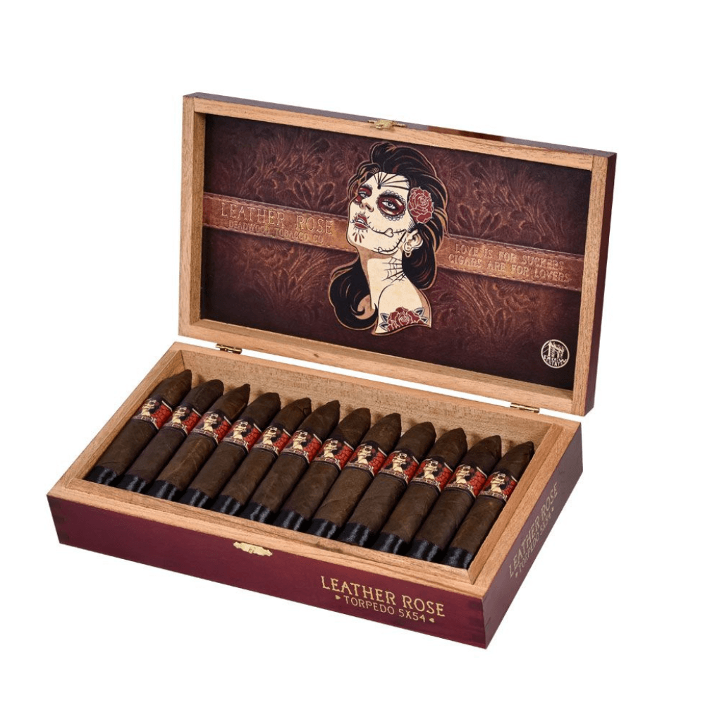 Drew Estate | Deadwood Leather Rose (Torpedo) - Cigars - Buy online with Fyxx for delivery.