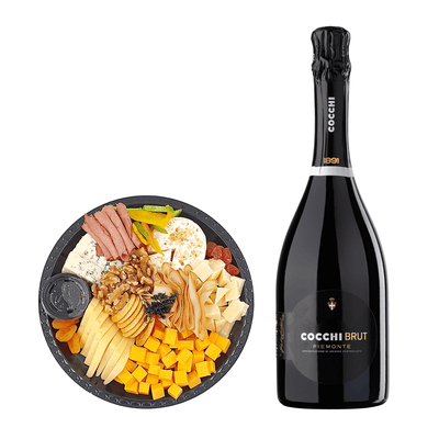 Gentleman's Sip & Savory - Bundle | Wine & Cheese - Buy online with Fyxx for delivery.