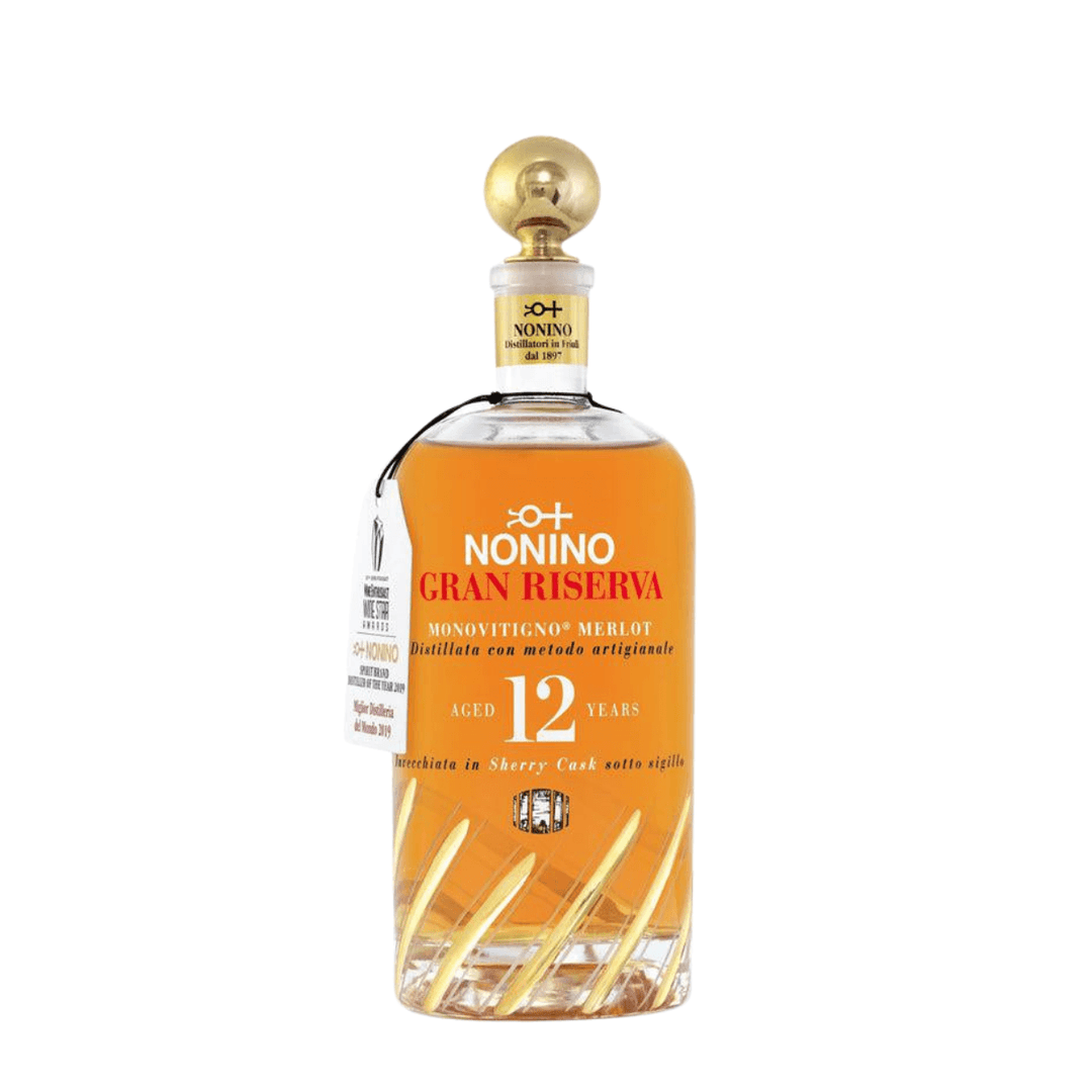 Grappa Nonino | Gran Riserva Monovitigno Merlot Sherry Cask - Aged 12 Years - Liqueurs - Buy online with Fyxx for delivery.