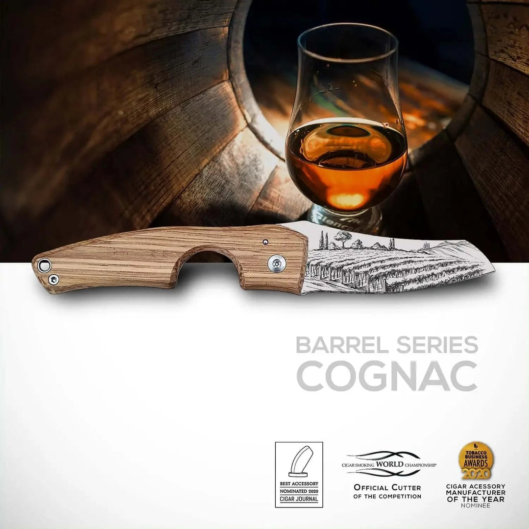 Les Fines Lames l LE PETIT Cigar Cutter - Barrel Series - Cigar Accessory - Buy online with Fyxx for delivery.