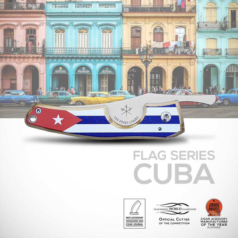 Les Fines Lames | LE PETIT Cigar Cutter - Flag Series - Cigar Accessory - Buy online with Fyxx for delivery.