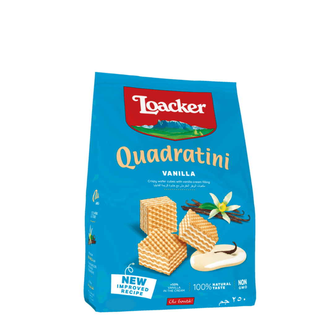 Loacker Quadratini Wafers - Snack Food - Buy online with Fyxx for delivery.