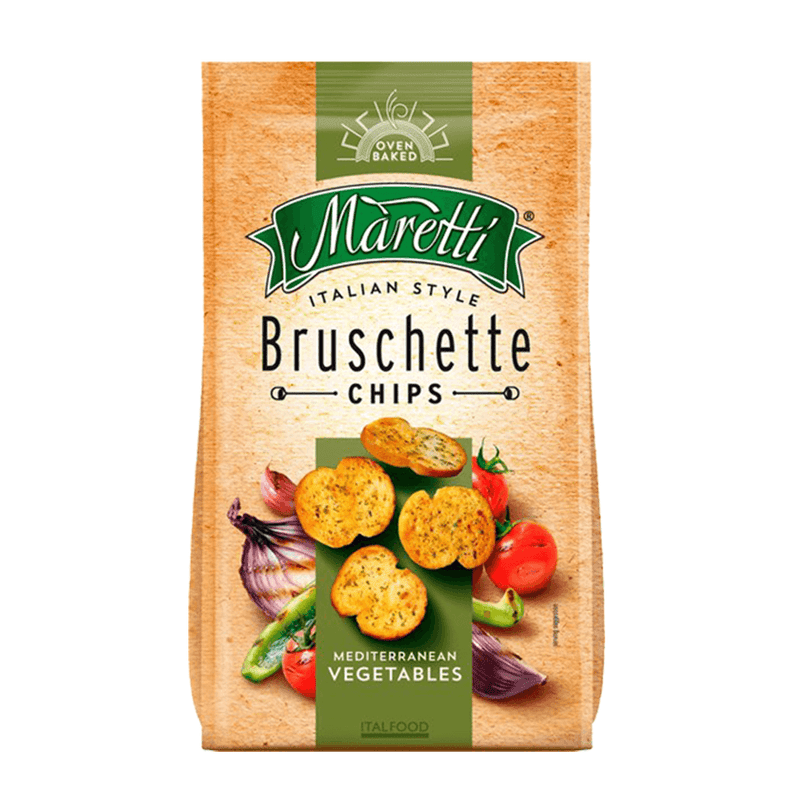 Maretti | Bruschette Chips - Meditarranean Vegetables - Snack Food - Buy online with Fyxx for delivery.