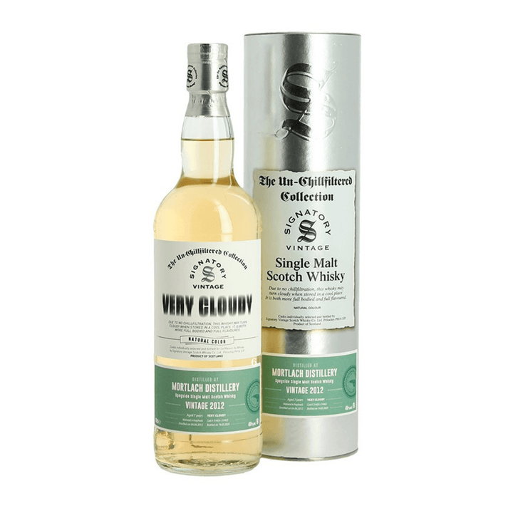 Signatory Vintage |  Very Cloudy Mortlach 2012 - The Un-Chillfiltered Collection - Whisky - Buy online with Fyxx for delivery.