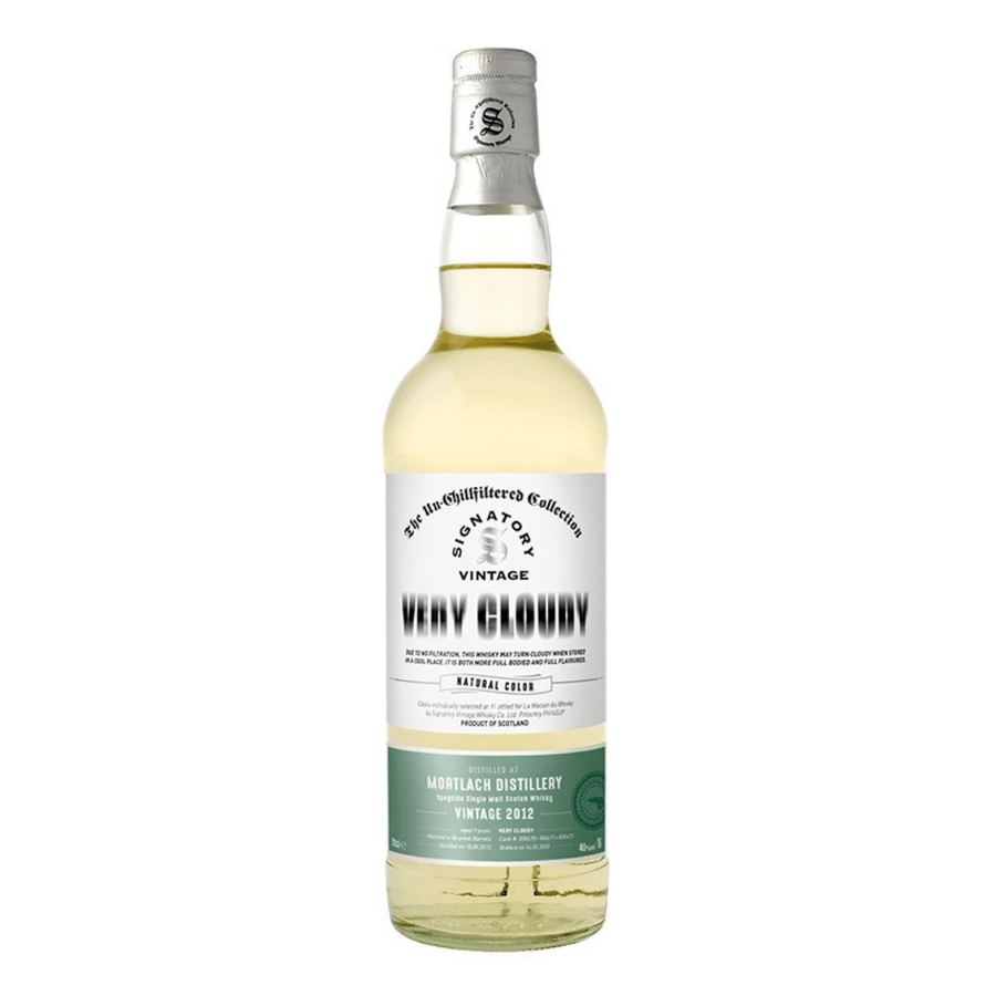 Signatory Vintage |  Very Cloudy Mortlach 2012 - The Un-Chillfiltered Collection - Whisky - Buy online with Fyxx for delivery.