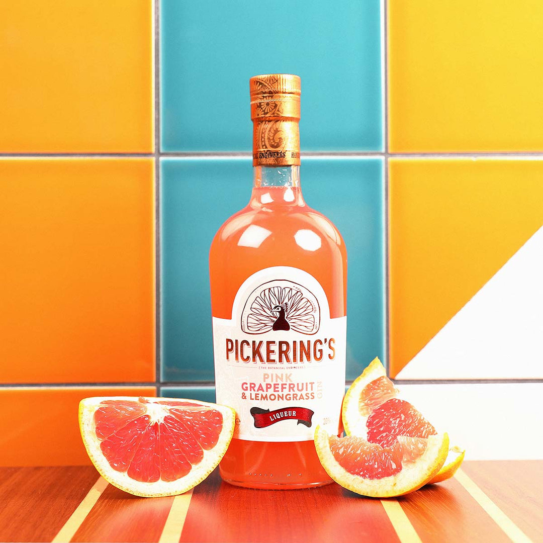 Pickering's | Pink Grapefruit & Lemongrass Gin Liqueur - Gin Liqueur - Buy online with Fyxx for delivery.