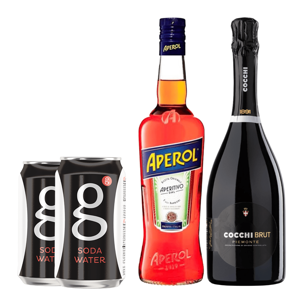 Poolside Perfection: Cocchi Brut Piemonte & Aperol Spritz Kit - Bundle | WIne - Buy online with Fyxx for delivery.