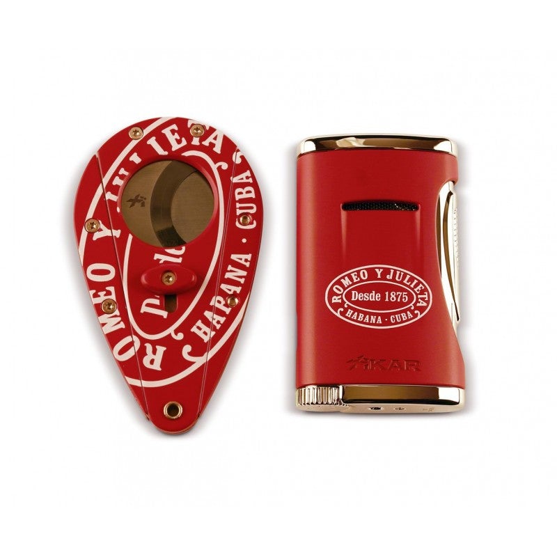 Romeo Y Julieta Cutter & Lighter Set - Cigar Accessory - Buy online with Fyxx for delivery.