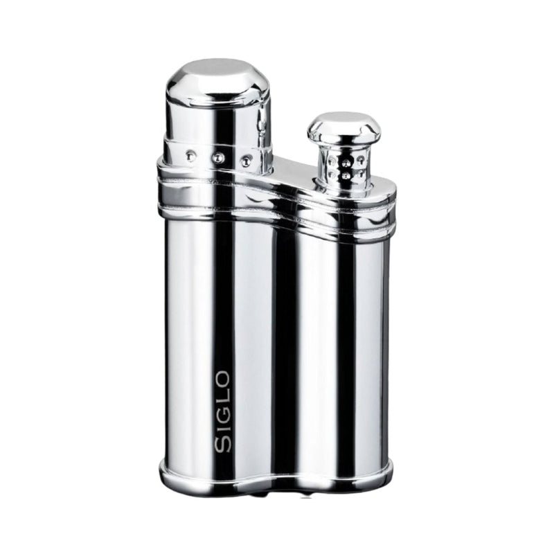 Siglo Bean Shape Lighter Polish Silver - Fyxx-Cigar Accessory-Fyxx