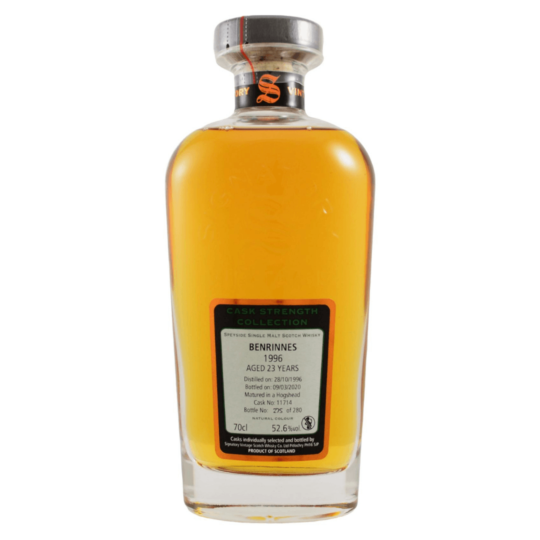 Signatory Vintage | Benrinnes Distillery 23 Years 1996 Old - Cask Strength Collection - Whisky - Buy online with Fyxx for delivery.