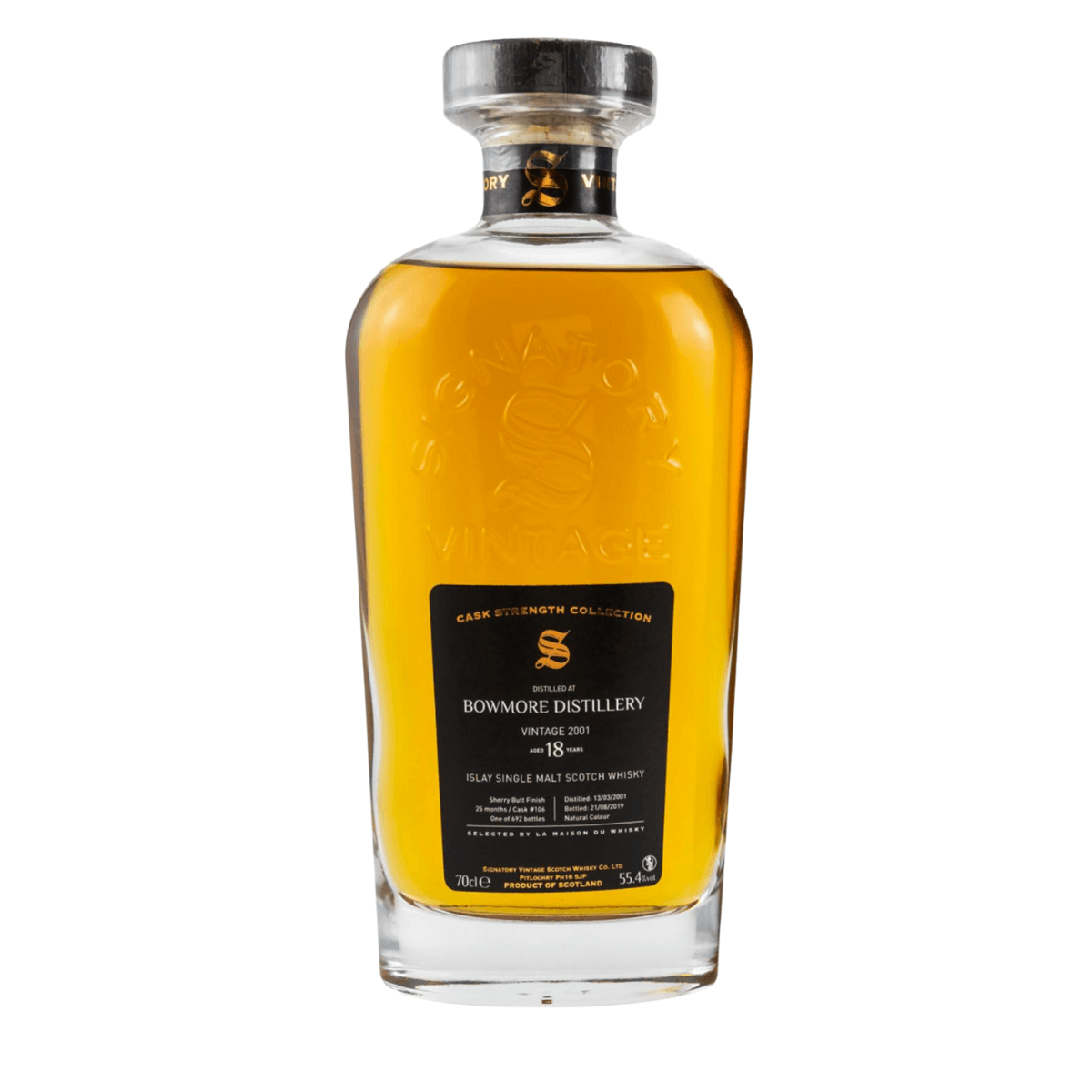 Signatory Bowmore 18 Years 2001 - Whisky - Buy online with Fyxx for delivery.