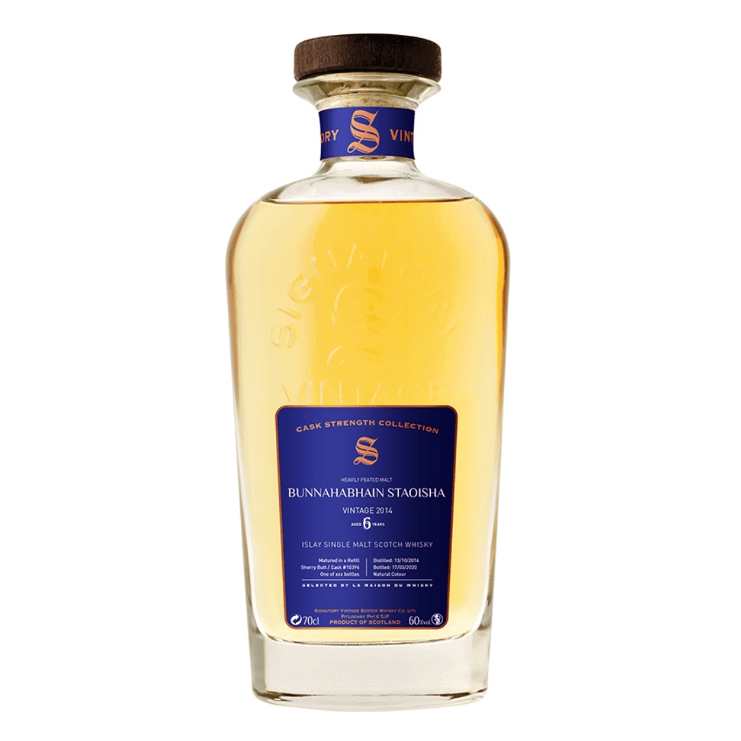 Signatory Bunnahabhain Staoisha 6 Years 2014 - Whisky - Buy online with Fyxx for delivery.