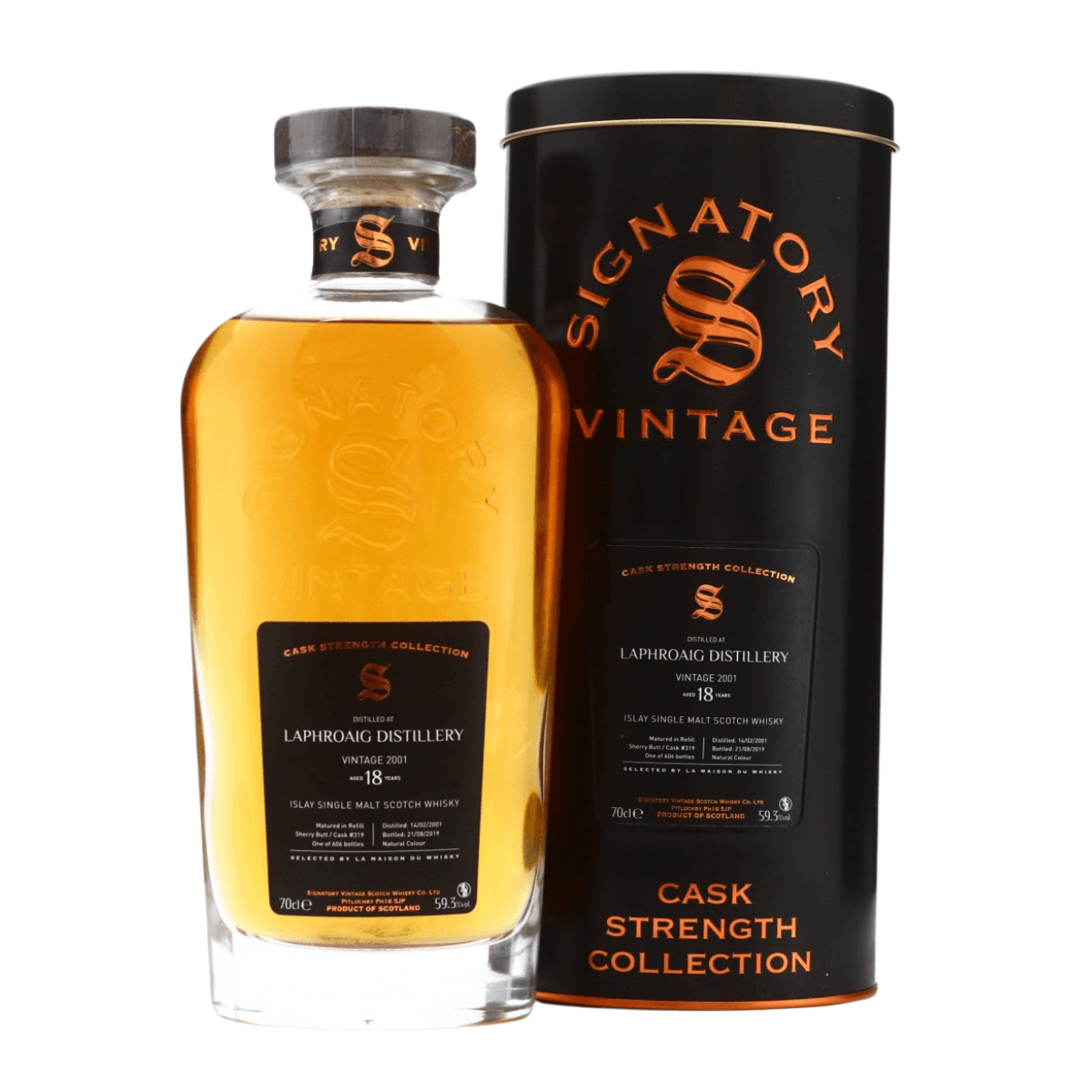Signatory Vintage | Laphroaig Distillery 18 Years 2001 - Cask Strength Collection - Whisky - Buy online with Fyxx for delivery.