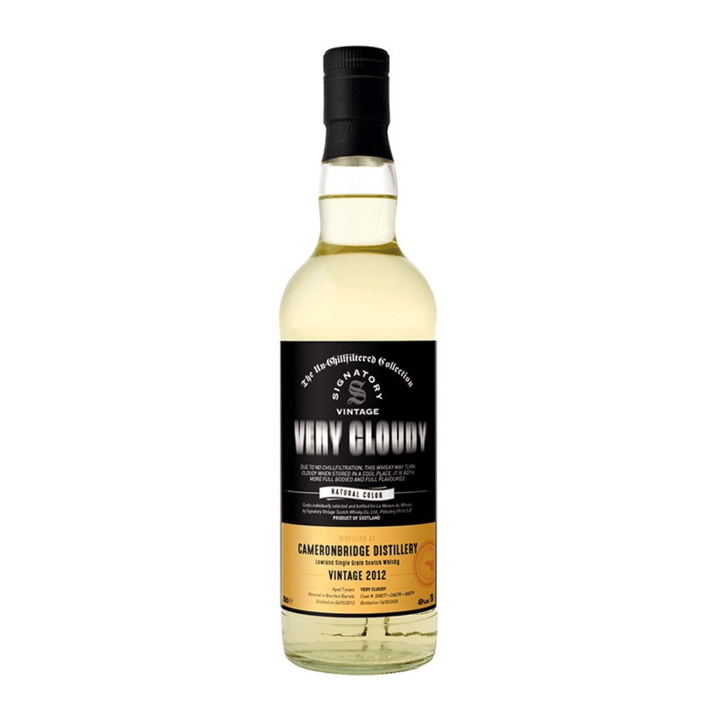 Signatory Vintage | Very Cloudy Cameronbridge 2012 - The Un-Chillfiltered Collection - Whisky - Buy online with Fyxx for delivery.