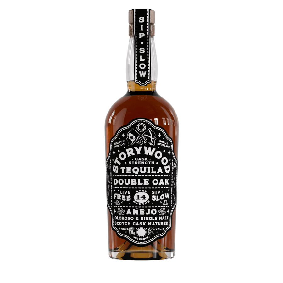 Storywood Tequila | Cask Strength - Double Oak Añejo - Aged 14 Months - Tequila - Buy online with Fyxx for delivery.