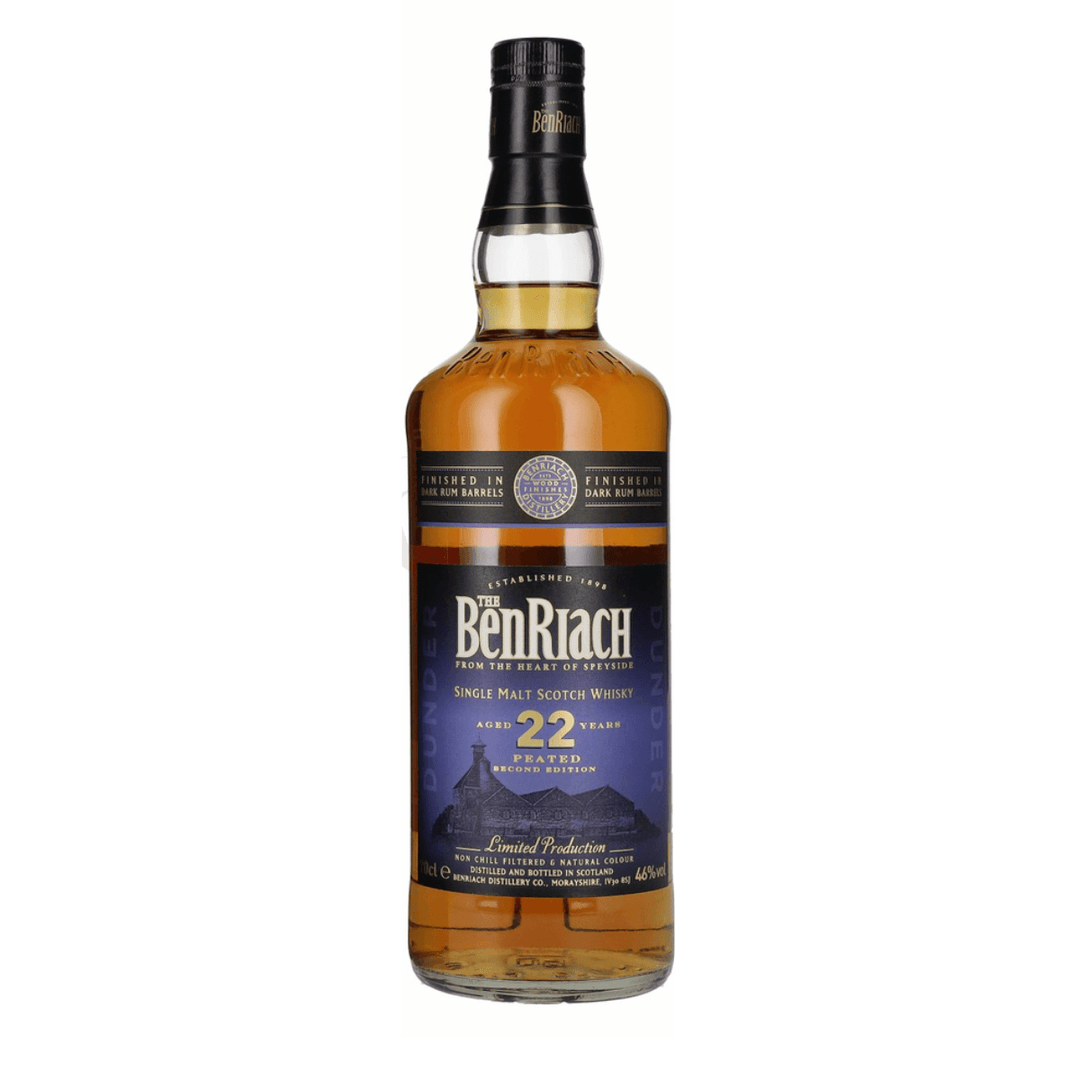 BenRiach | Dunder Peated Second Edition - Aged 22 Years - Whisky - Buy online with Fyxx for delivery.