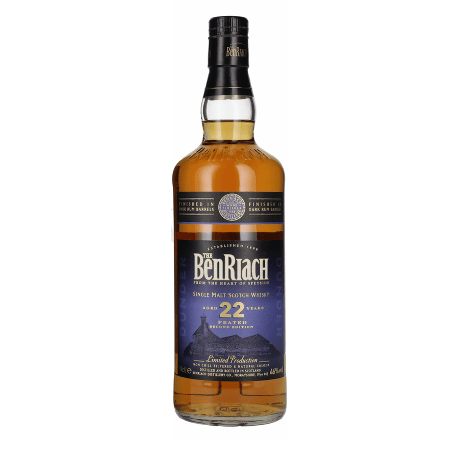 BenRiach | Dunder Peated Second Edition - Aged 22 Years - Whisky - Buy online with Fyxx for delivery.