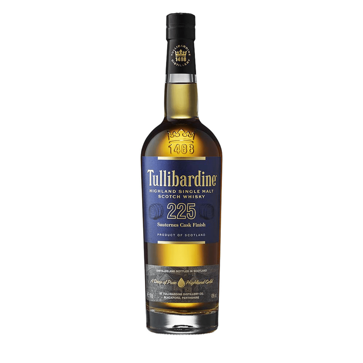 Tullibardine | 225 - Sauternes Cask Finish - Whisky - Buy online with Fyxx for delivery.