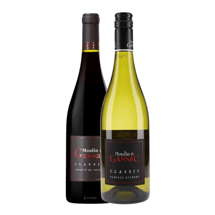 Vino Chic: Moulin De Gassac Classic Rouge & Blanc Duo - Bundle | Wine - Buy online with Fyxx for delivery.