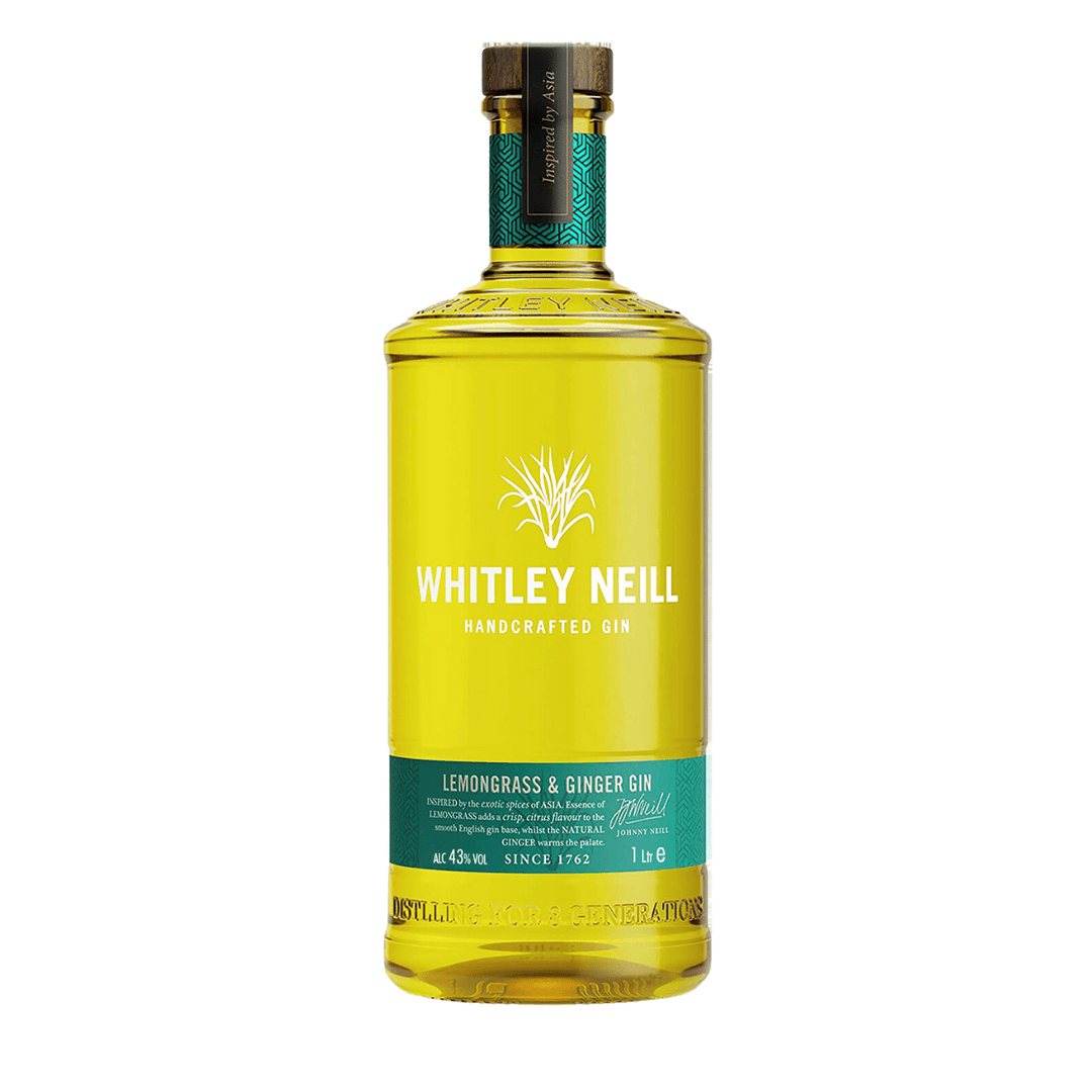 Whitley Neill Gin | Lemongrass & Ginger - Gin - Buy online with Fyxx for delivery.